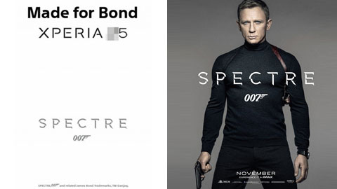 Xperia Z5 sẽ xuất hiện trong Spectre, phim mới về James Bond Xperia Z5 sẽ xuất hiện trong Spectre, phim mới về James Bond