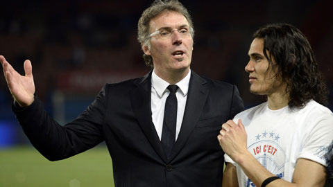 Cavani sẽ đá trung phong mùa tới Cavani sẽ đá trung phong mùa tới