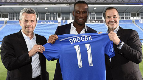Drogba được NHM Montreal Impact chào đón nồng nhiệt Drogba được NHM Montreal Impact chào đón nồng nhiệt