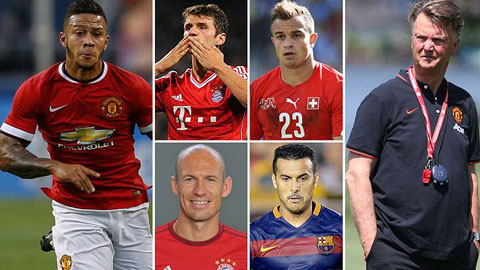 Hai tiêu chí mua sắm của Van Gaal: Tốc độ và sáng tạo Hai tiêu chí mua sắm của Van Gaal: Tốc độ và sáng tạo