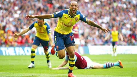 Walcott, người nuôi mộng vô địch của Arsenal Walcott, người nuôi mộng vô địch của Arsenal