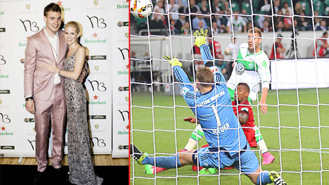 Người hùng Bendtner thăng hoa nhờ tình yêu Người hùng Bendtner thăng hoa nhờ tình yêu