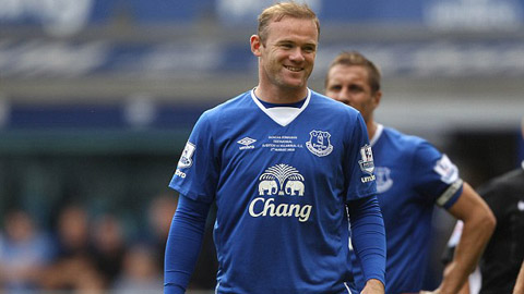 Rooney tịt ngòi trong trận đấu trở lại khoác áo Everton Rooney tịt ngòi trong trận đấu trở lại khoác áo Everton