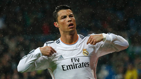 Ronaldo trong mùa 2014/15: Chủ yếu ghi bàn trong vòng cấm Ronaldo trong mùa 2014/15: Chủ yếu ghi bàn trong vòng cấm