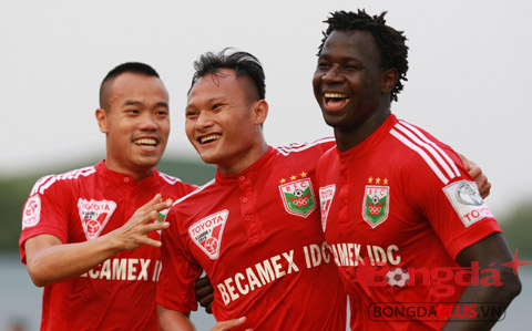 Abass lập hat-trick, B.BD vào chung kết cúp QG Abass lập hat-trick, B.BD vào chung kết cúp QG