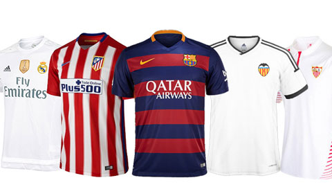 Giới thiệu mẫu áo đấu các đội dự La Liga 2015/16 Giới thiệu mẫu áo đấu các đội dự La Liga 2015/16