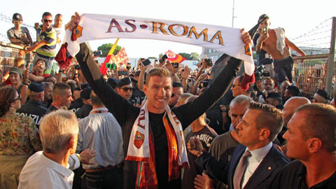 Dzeko chưa thể gia nhập Roma Dzeko chưa thể gia nhập Roma
