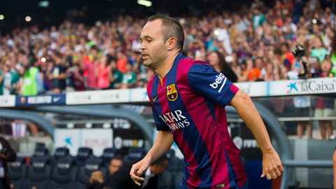 Ra sân ở Siêu cúp châu Âu 2015, Iniesta sẽ có trận 550 cho Barca Ra sân ở Siêu cúp châu Âu 2015, Iniesta sẽ có trận 550 cho Barca