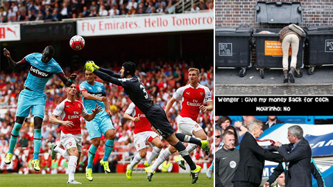 Ảnh chế sai sót của Cech trong trận Arsenal 0-2 West Ham Ảnh chế sai sót của Cech trong trận Arsenal 0-2 West Ham