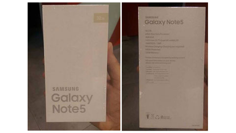 Galaxy Note 5 xuất hiện với hộp đựng trước ngày ra mắt Galaxy Note 5 xuất hiện với hộp đựng trước ngày ra mắt