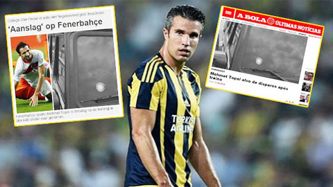 Đồng đội bị bắn, Van Persie run như cầy sấy Đồng đội bị bắn, Van Persie run như cầy sấy