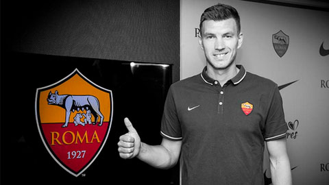 Dzeko hoàn tất thủ tục gia nhập Roma Dzeko hoàn tất thủ tục gia nhập Roma
