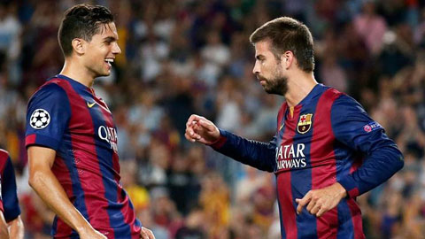 Đội hình của Barca ở trận khai màn La Liga: Bartra thay Pique Đội hình của Barca ở trận khai màn La Liga: Bartra thay Pique