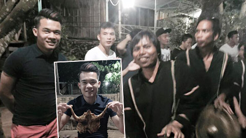 Cầu thủ SLNA 'quậy tưng bừng' với vũ điệu cồng chiêng tại Gia Lai Cầu thủ SLNA 'quậy tưng bừng' với vũ điệu cồng chiêng tại Gia Lai