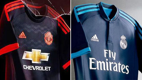M.U và Real cùng ra mắt áo đấu sân khách tại Champions League M.U và Real cùng ra mắt áo đấu sân khách tại Champions League