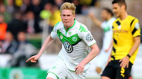 Man City chốt giá mua De Bruyne 54 triệu bảng Man City chốt giá mua De Bruyne 54 triệu bảng