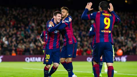 Barca: M-S-N tái xuất, mọi rắc rối biến mất Barca: M-S-N tái xuất, mọi rắc rối biến mất