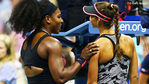 Hai chị em nhà Williams cùng vào vòng 2 US Open Hai chị em nhà Williams cùng vào vòng 2 US Open