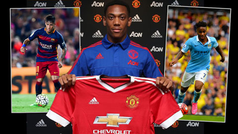 Vượt Sterling, Martial chỉ đứng dưới Neymar trong Top chuyển nhượng cầu thủ U21 đắt nhất Vượt Sterling, Martial chỉ đứng dưới Neymar trong Top chuyển nhượng cầu thủ U21 đắt nhất