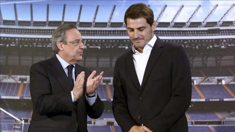 Chủ tịch Perez hối tiếc đã để Casillas rời Real Chủ tịch Perez hối tiếc đã để Casillas rời Real