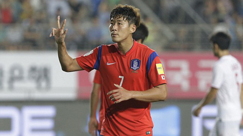 Vòng loại World Cup 2018 khu vực châu Á: Heung-Min Son lập hat-trick vào lưới Lào Vòng loại World Cup 2018 khu vực châu Á: Heung-Min Son lập hat-trick vào lưới Lào