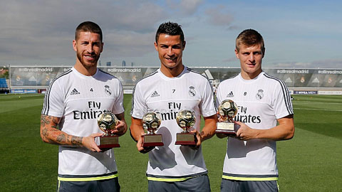 Real, Ronaldo và Kroos được IFFHS vinh danh Real, Ronaldo và Kroos được IFFHS vinh danh