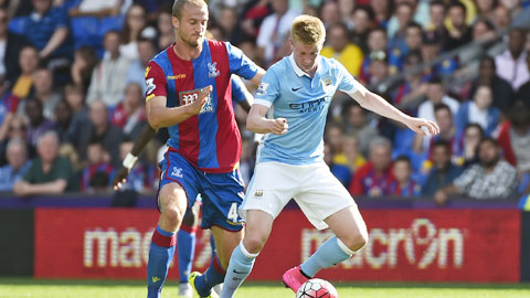 De Bruyne chào Man City bằng màn trình diễn điểm khá De Bruyne chào Man City bằng màn trình diễn điểm khá
