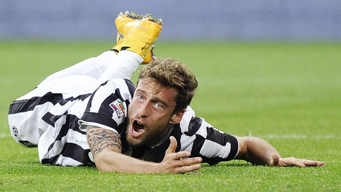 Juventus mất Marchisio 1 tháng Juventus mất Marchisio 1 tháng