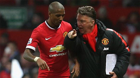Ashley Young tự ứng cử vào vị trí trung phong của M.U Ashley Young tự ứng cử vào vị trí trung phong của M.U
