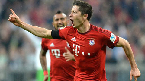 Ghi 5 bàn trong vòng 9 phút, Lewandowski đi vào lịch sử Bundesliga Ghi 5 bàn trong vòng 9 phút, Lewandowski đi vào lịch sử Bundesliga