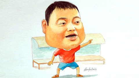 HLV Trương Việt Hoàng (Hải Phòng): Mr. Bean của V.League HLV Trương Việt Hoàng (Hải Phòng): Mr. Bean của V.League