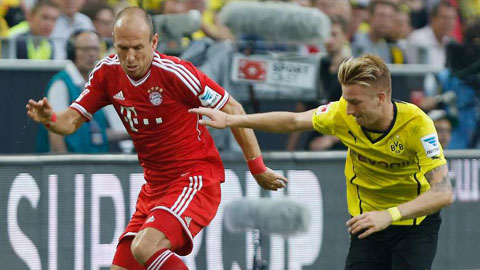 Đại chiến Bayern vs Dortmund: Dấu hỏi cho Reus và Robben Đại chiến Bayern vs Dortmund: Dấu hỏi cho Reus và Robben