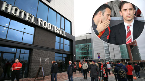 Giggs và Neville méo mặt vì Hotel Football thua lỗ Giggs và Neville méo mặt vì Hotel Football thua lỗ