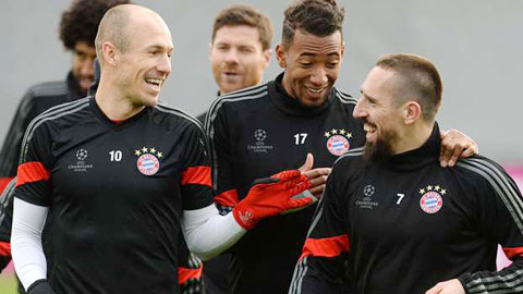 Bayern sắp đón Robben và Ribery trở lại Bayern sắp đón Robben và Ribery trở lại