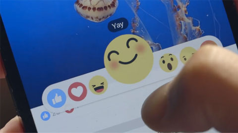 Facebook thử nghiệm Reaction với cảm xúc vui, buồn bên cạnh nút Like Facebook thử nghiệm Reaction với cảm xúc vui, buồn bên cạnh nút Like