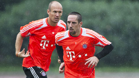 Robben và Ribery khiến Pep khó xử Robben và Ribery khiến Pep khó xử