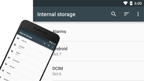 Trình quản lý file trên Android 6.0 giấu ở đâu? Trình quản lý file trên Android 6.0 giấu ở đâu?