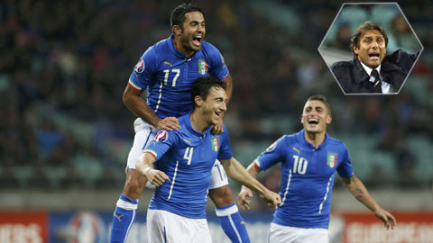 ĐT Italia giành vé dự EURO sớm 1 lượt: Chiến công của Conte ĐT Italia giành vé dự EURO sớm 1 lượt: Chiến công của Conte