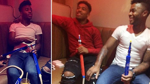 Sterling lại 'đốt phổi' bằng shisha: Tấm gương xấu cho giới trẻ Sterling lại 'đốt phổi' bằng shisha: Tấm gương xấu cho giới trẻ