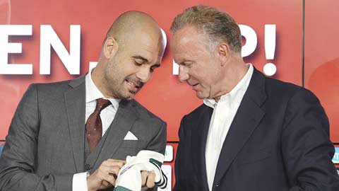 Rummenigge tự tin giữ được Guardiola Rummenigge tự tin giữ được Guardiola