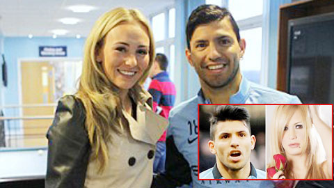 Aguero phải lòng nữ đồng nghiệp Aguero phải lòng nữ đồng nghiệp