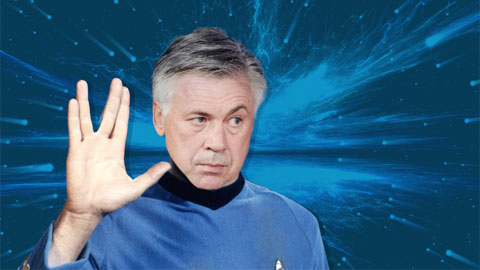 Ancelotti thoát thất nghiệp nhờ đóng phim Star Trek Ancelotti thoát thất nghiệp nhờ đóng phim Star Trek