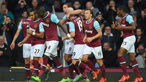 West Ham: Chuyên gia hạ ông lớn ở giải Ngoại hạng 2015/16 West Ham: Chuyên gia hạ ông lớn ở giải Ngoại hạng 2015/16