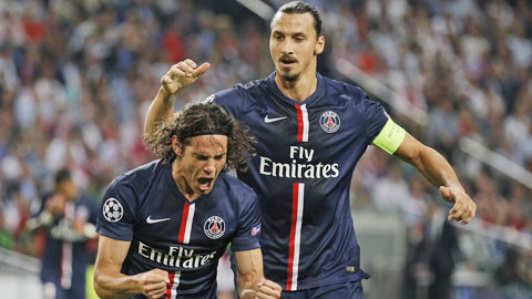 Khi Ibra và Cavani tìm thấy nhau Khi Ibra và Cavani tìm thấy nhau