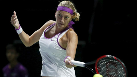 Kvitova sống lại hy vọng vào bán kết WTA Finals Kvitova sống lại hy vọng vào bán kết WTA Finals