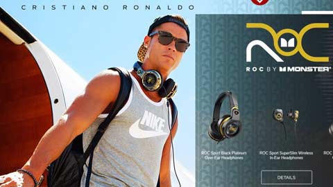 Ronaldo hợp tác kinh doanh tai nghe Ronaldo hợp tác kinh doanh tai nghe