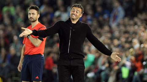 Enrique bảo vệ học trò dù Barca hòa đội bóng thợ nề & y tá Enrique bảo vệ học trò dù Barca hòa đội bóng thợ nề & y tá