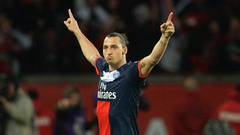 Ibra trong màu áo PSG