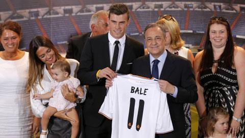 Gareth Bale sẽ mang số áo 11 tại Real Madrid
