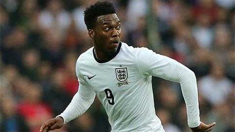 Sturridge trong màu áo tuyển Anh